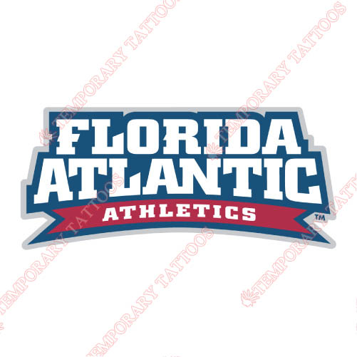 Florida Atlantic Owls Customize Temporary Tattoos Stickers NO.4381